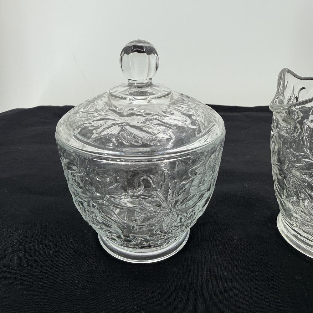 Vintage Princess House Fantasia Pattern Creamer and Sugar Bowl Set #532 - Picture 4 of 7